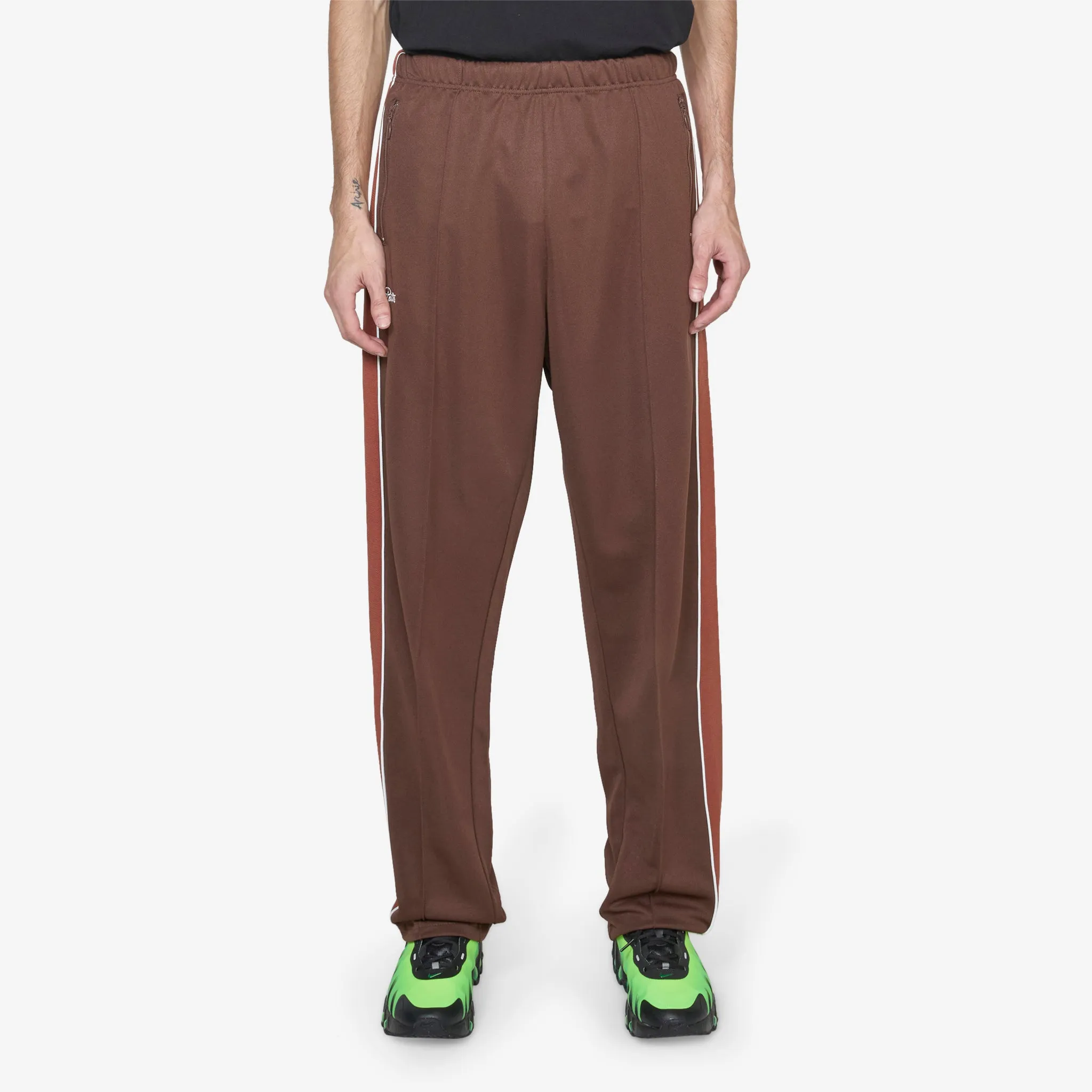 Tricot Straight Track Pants Chestnut