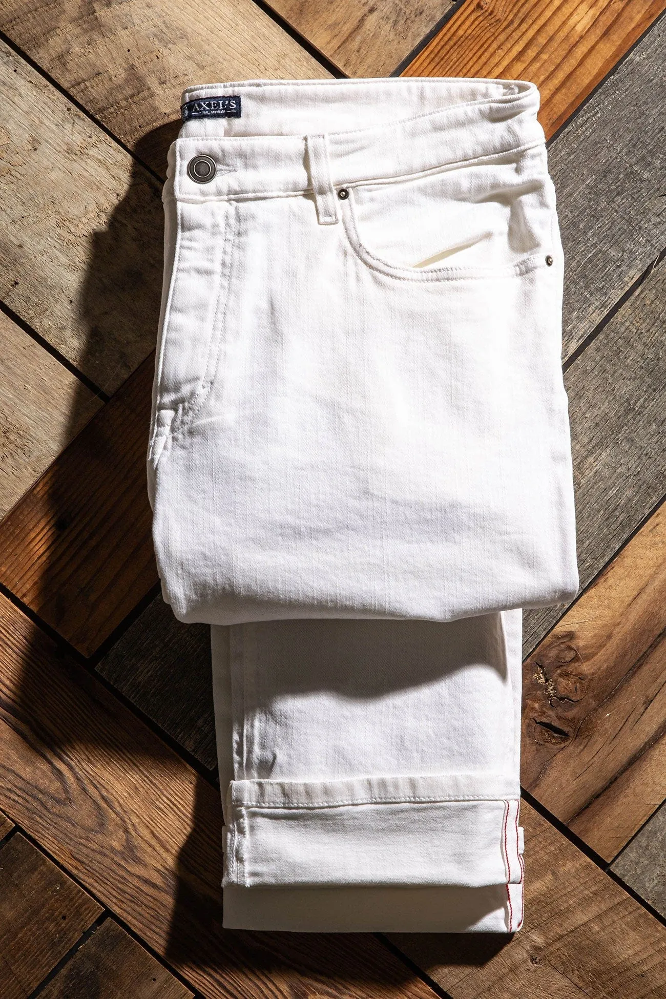 Tucson Selvedge Denim In Bianco