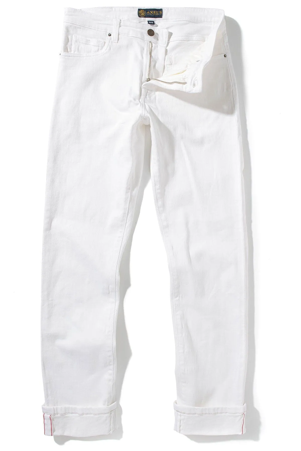 Tucson Selvedge Denim In Bianco