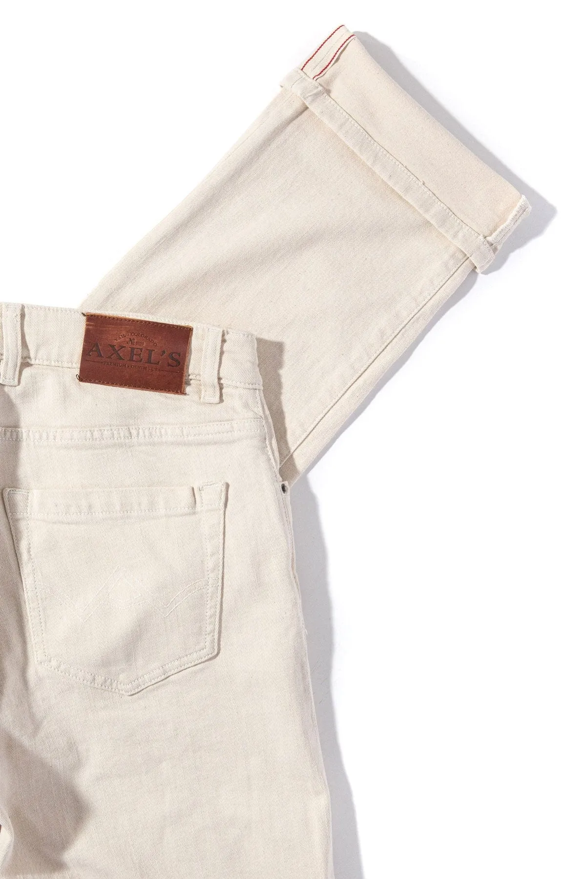 Tucson Selvedge Denim In Off White