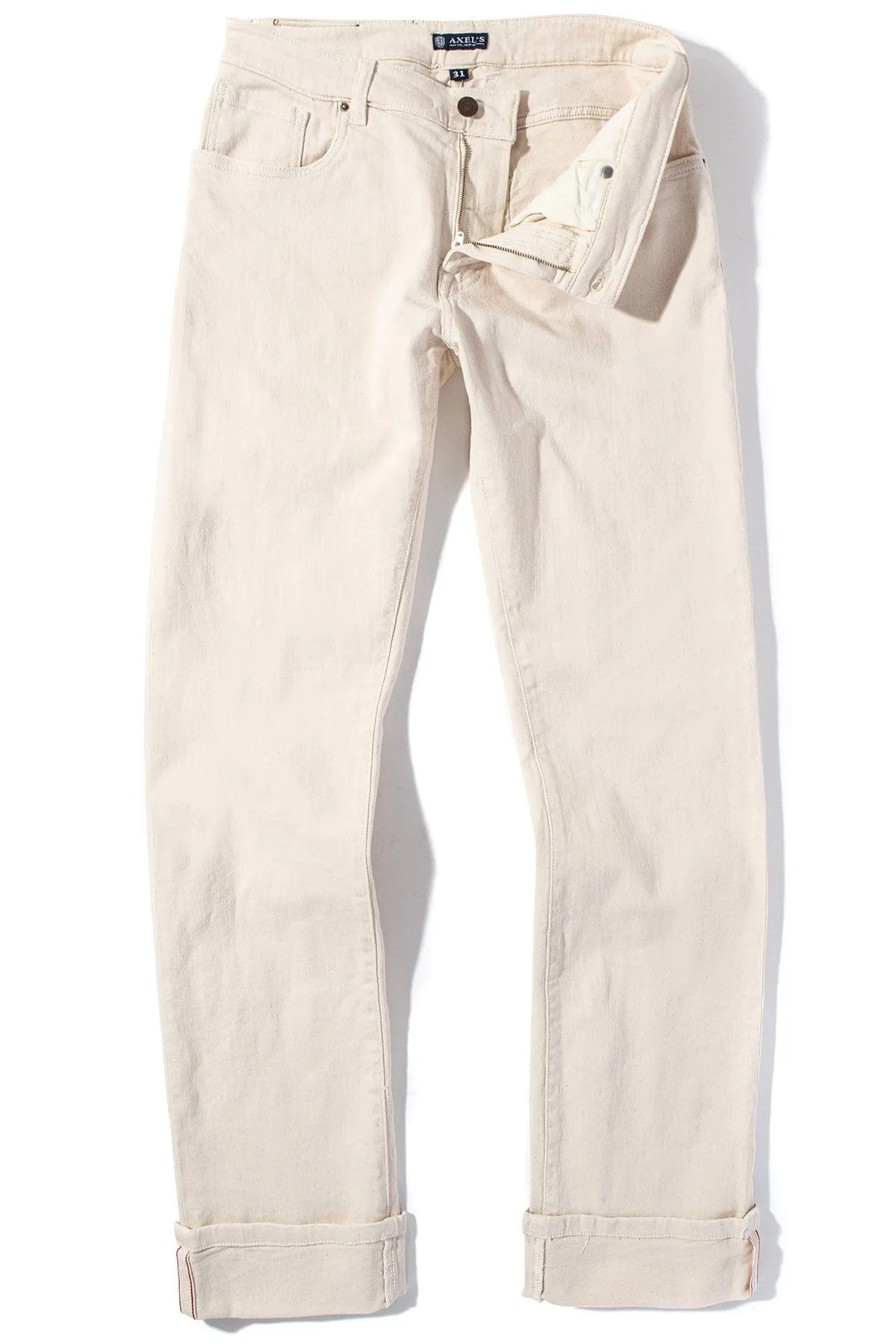 Tucson Selvedge Denim In Off White