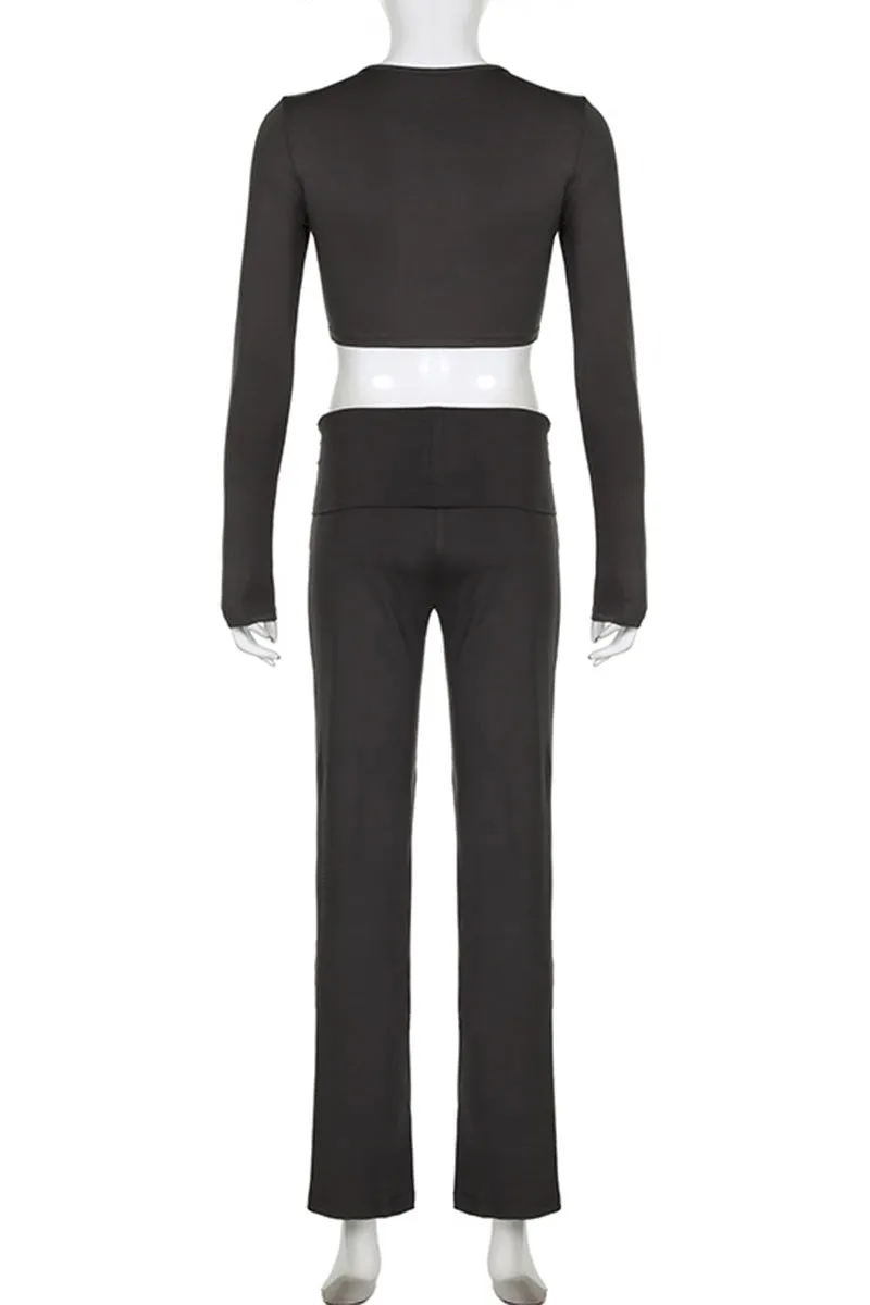 UJ0545 Shirt and Pants Workout Set