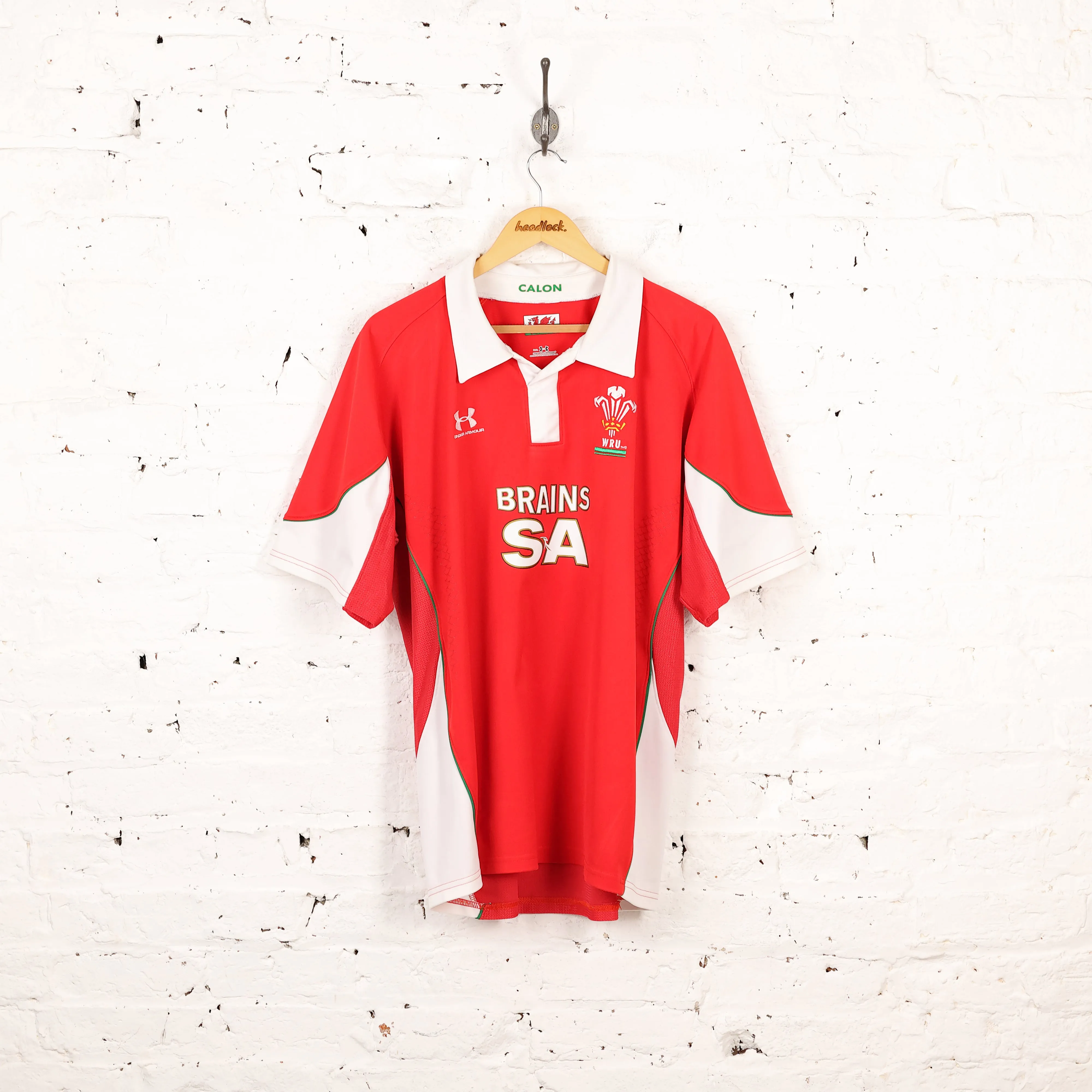 Under Armour Wales 2009 Home Rugby Shirt - Red - XXL