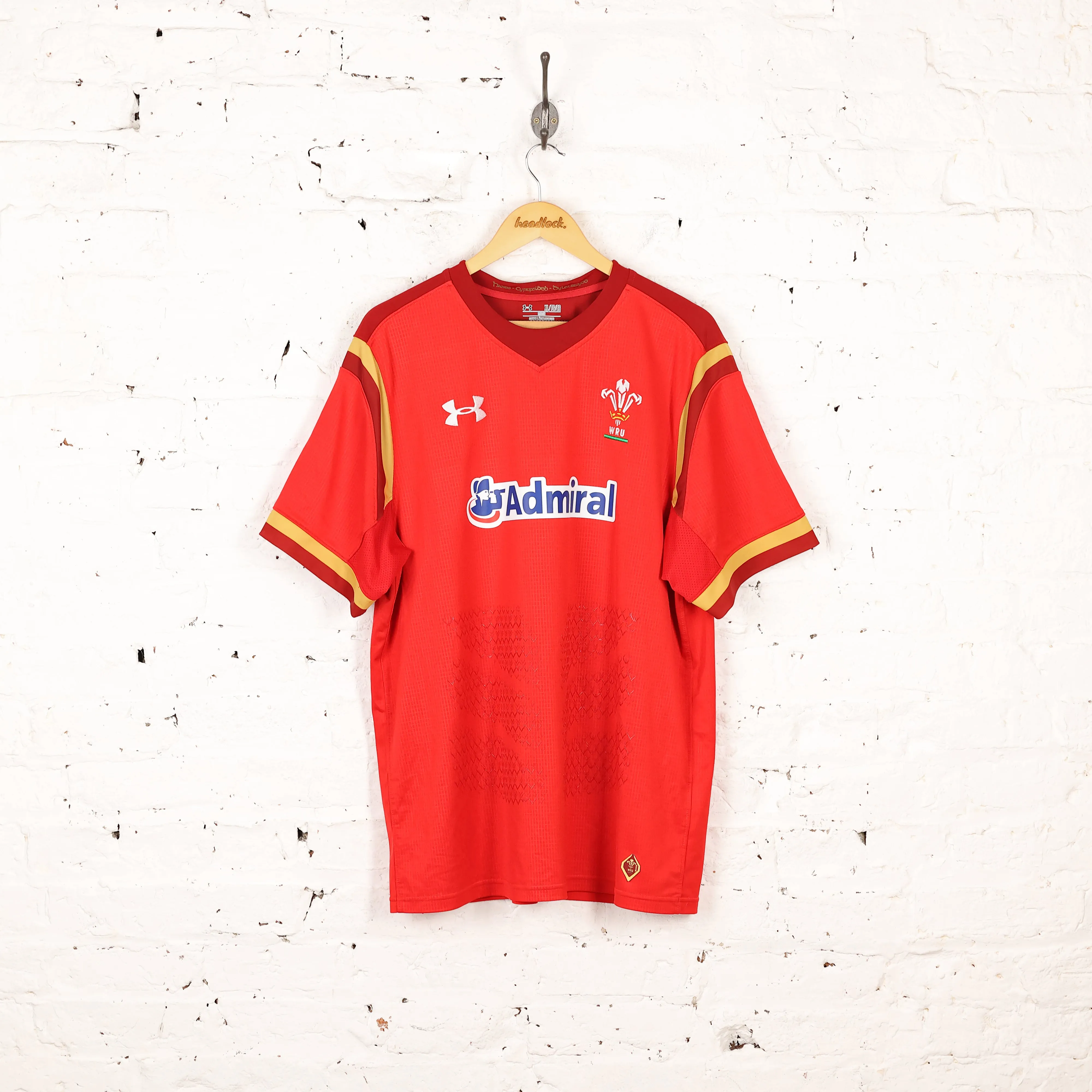 Under Armour Wales 2015 Rugby Shirt - Red - XL