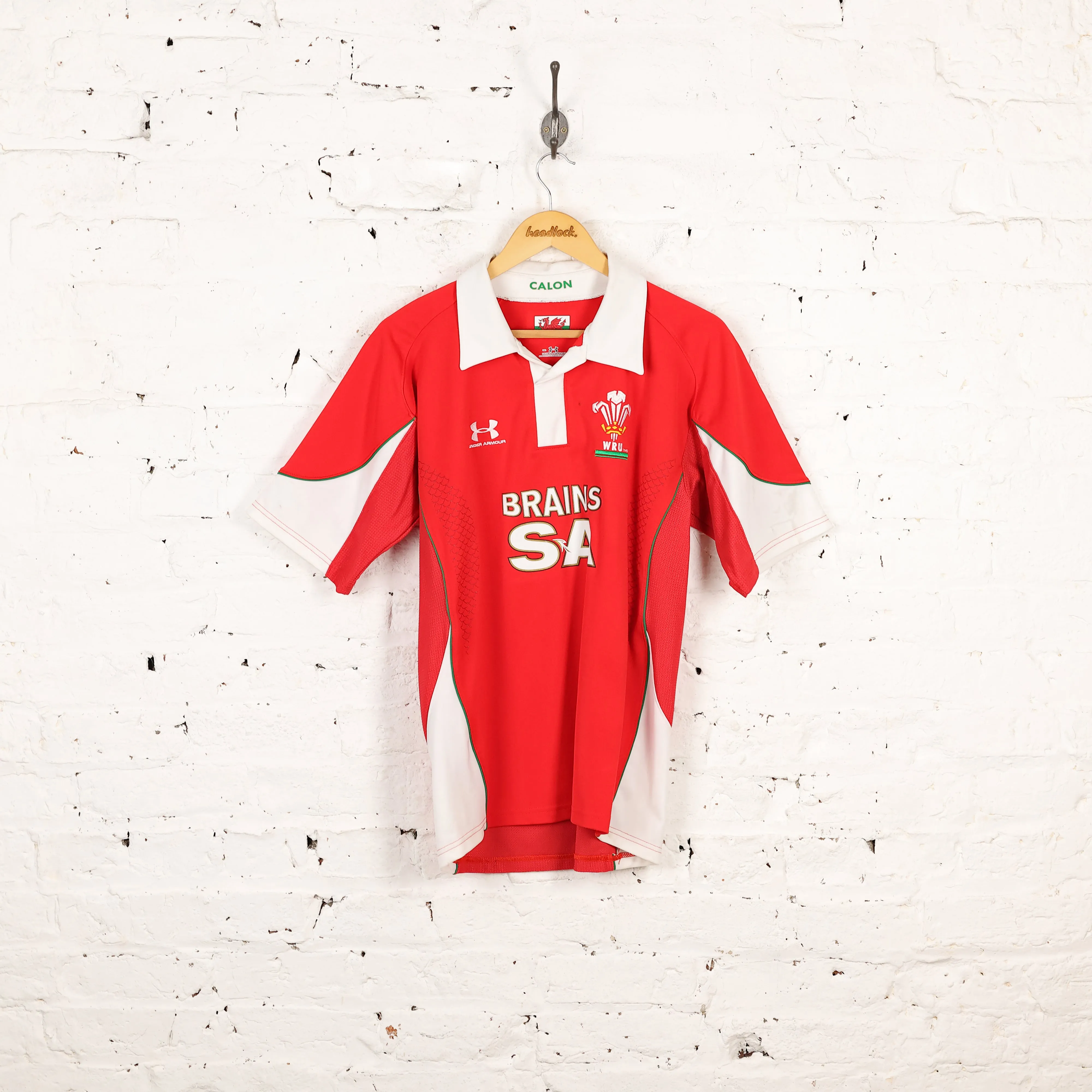 Under Armour Wales Home Rugby Shirt - Red - M