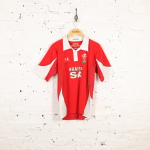 Under Armour Wales Home Rugby Shirt - Red - M