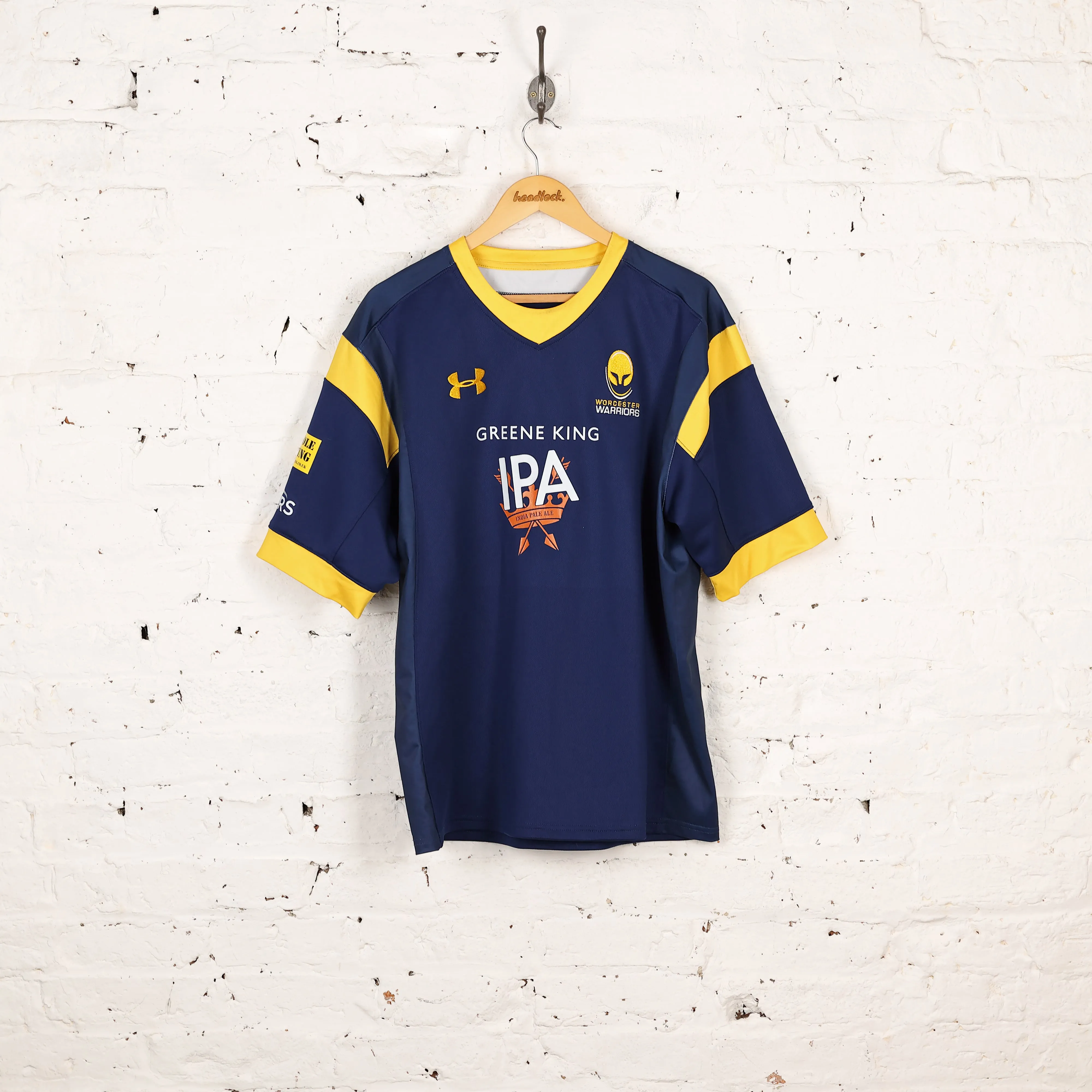 Under Armour Worcester Warriors Rugby Shirt - Blue - L
