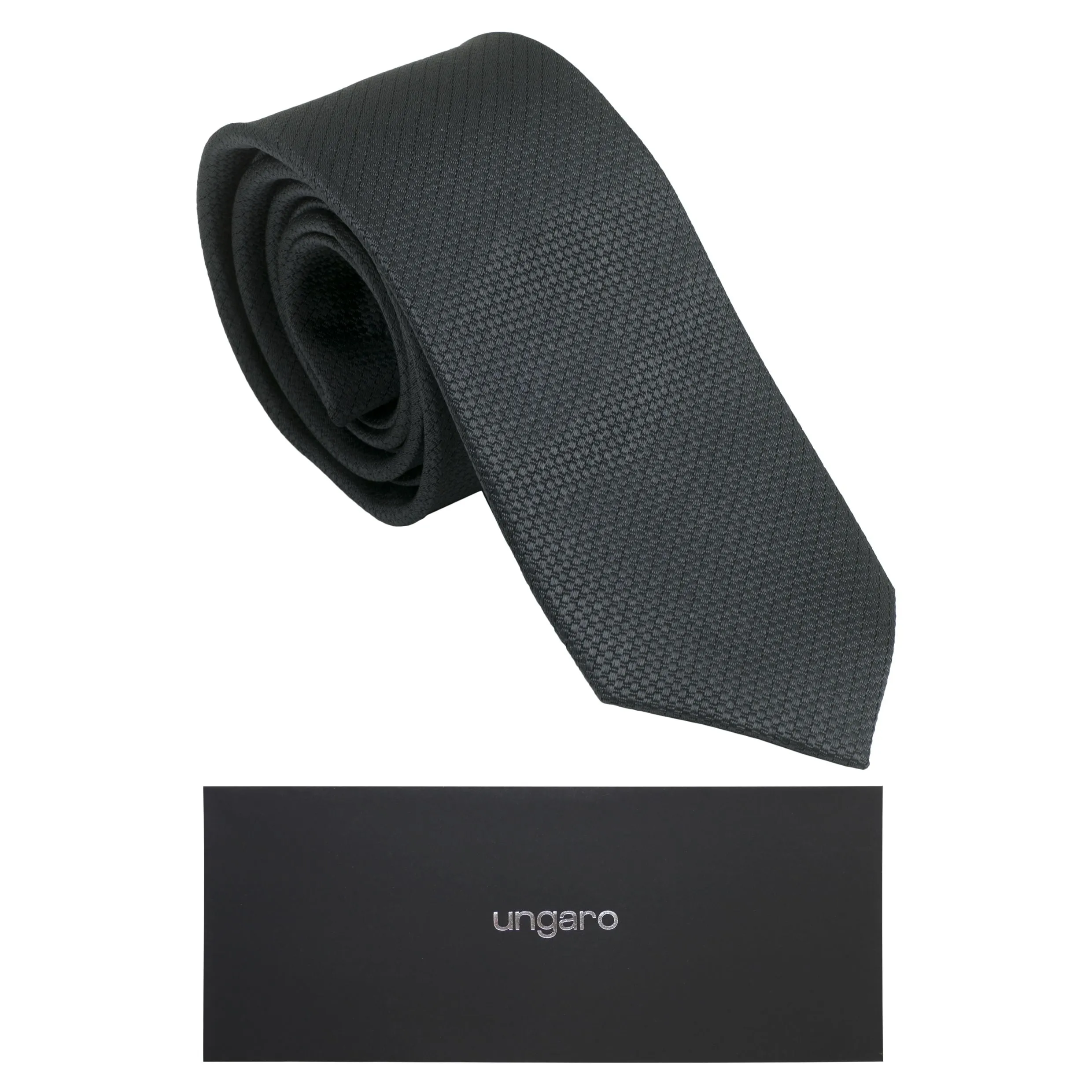 Ungaro UFC747J-Silk Tie Uomo Dark Grey