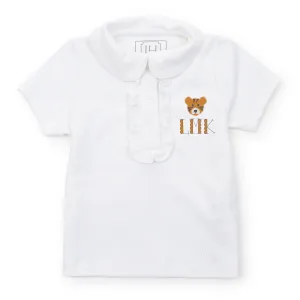Uniform Jane Girls' Short Sleeve Polo Shirt - White