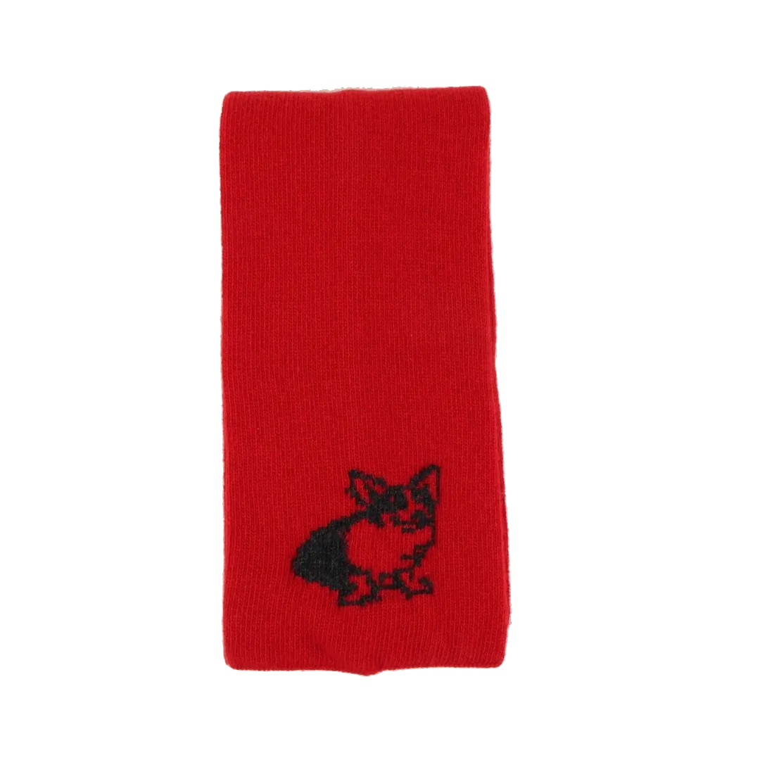 Unisex Corgi Dog Long Wool Scarf