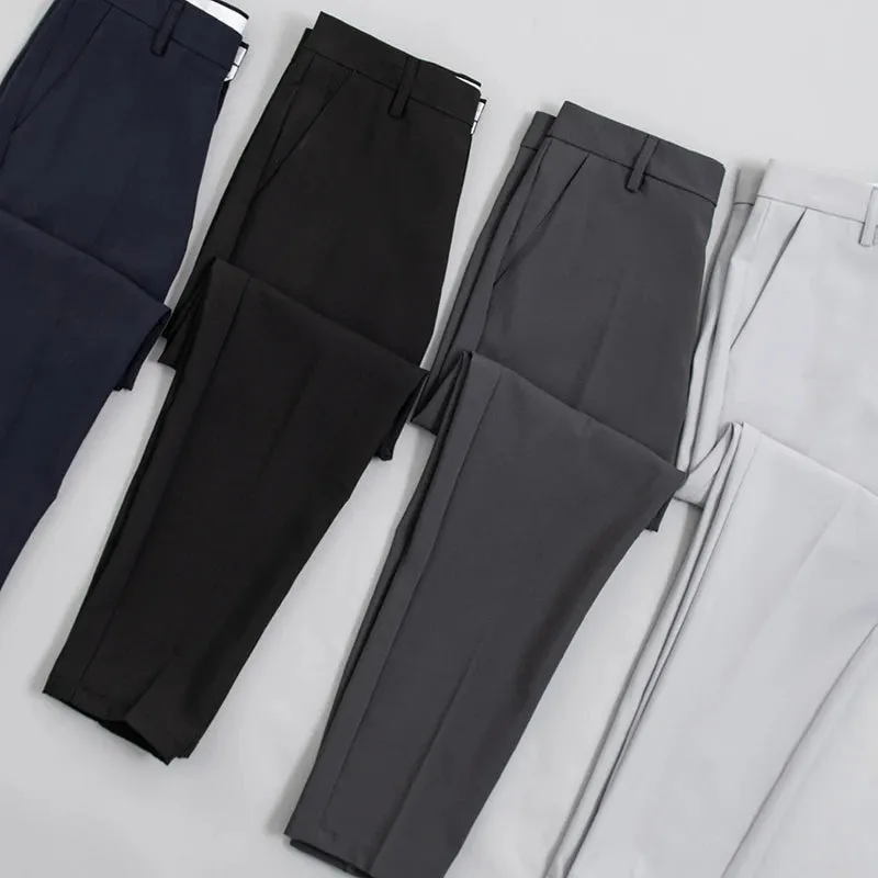 UrbanElite Slim Fit Sommer Anzughosen