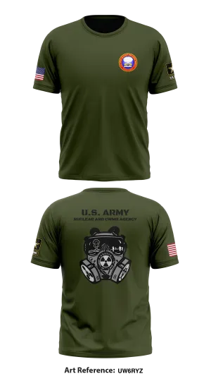 U.S. Army Nuclear and CWMD Agency Store 1 Core Men's SS Performance Tee - uW6RYZ