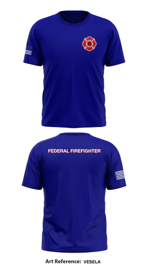 Veteran Affairs Fire Department-Bath, NY Store 1 Core Men's SS Performance Tee - VeSELA