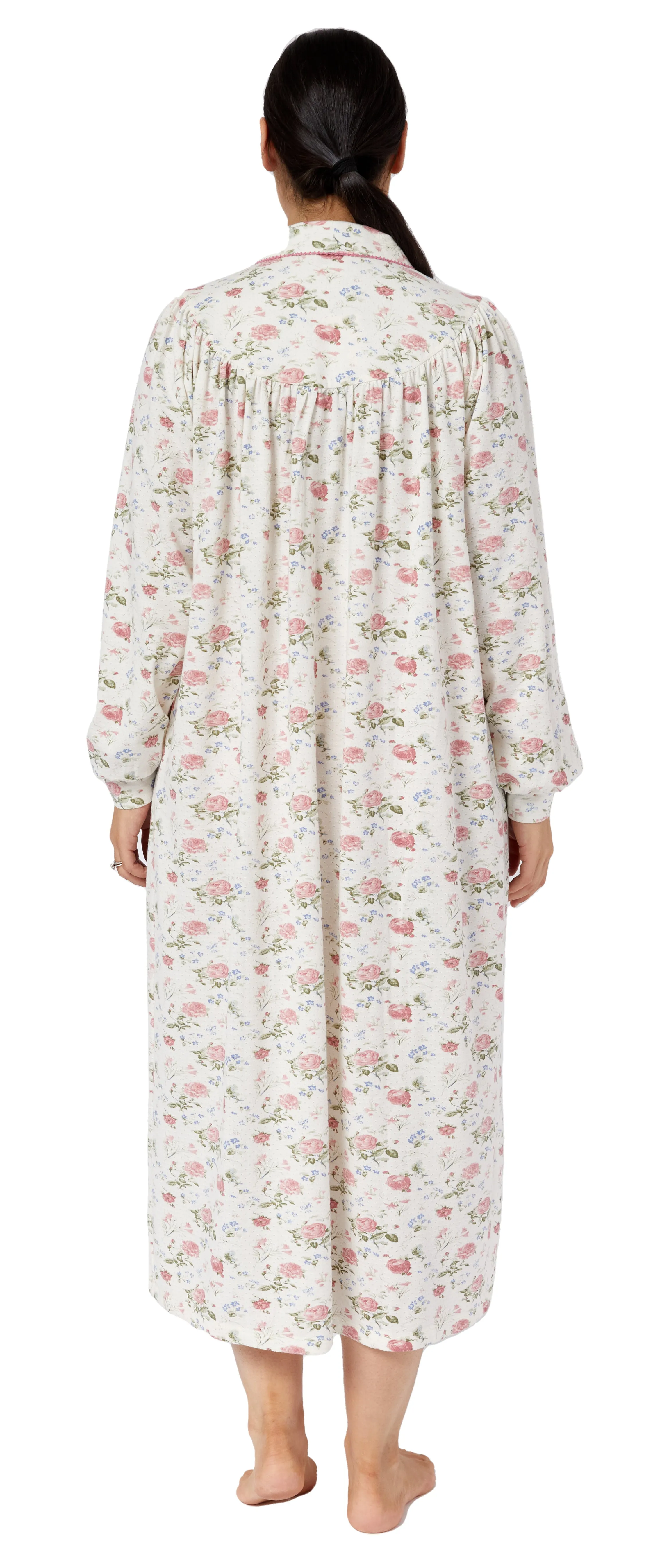 Vintage Garden Collar Nite Long - Pink