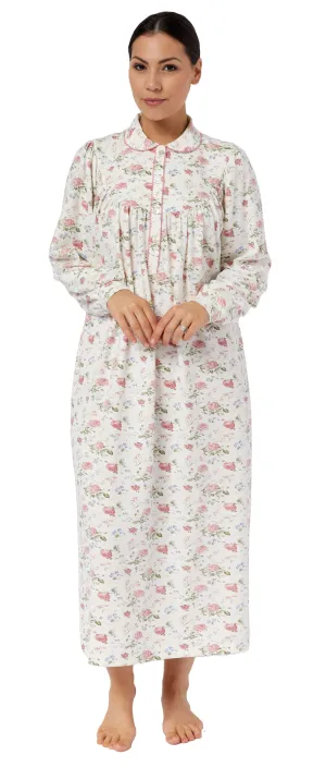Vintage Garden Collar Nite Long - Pink