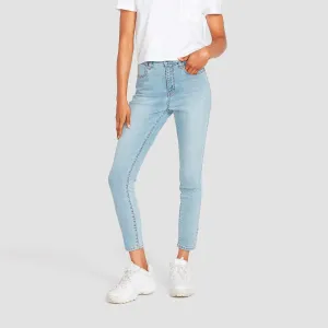 Volcom Liberator High Rise Jeans Retro Blue - Womens
