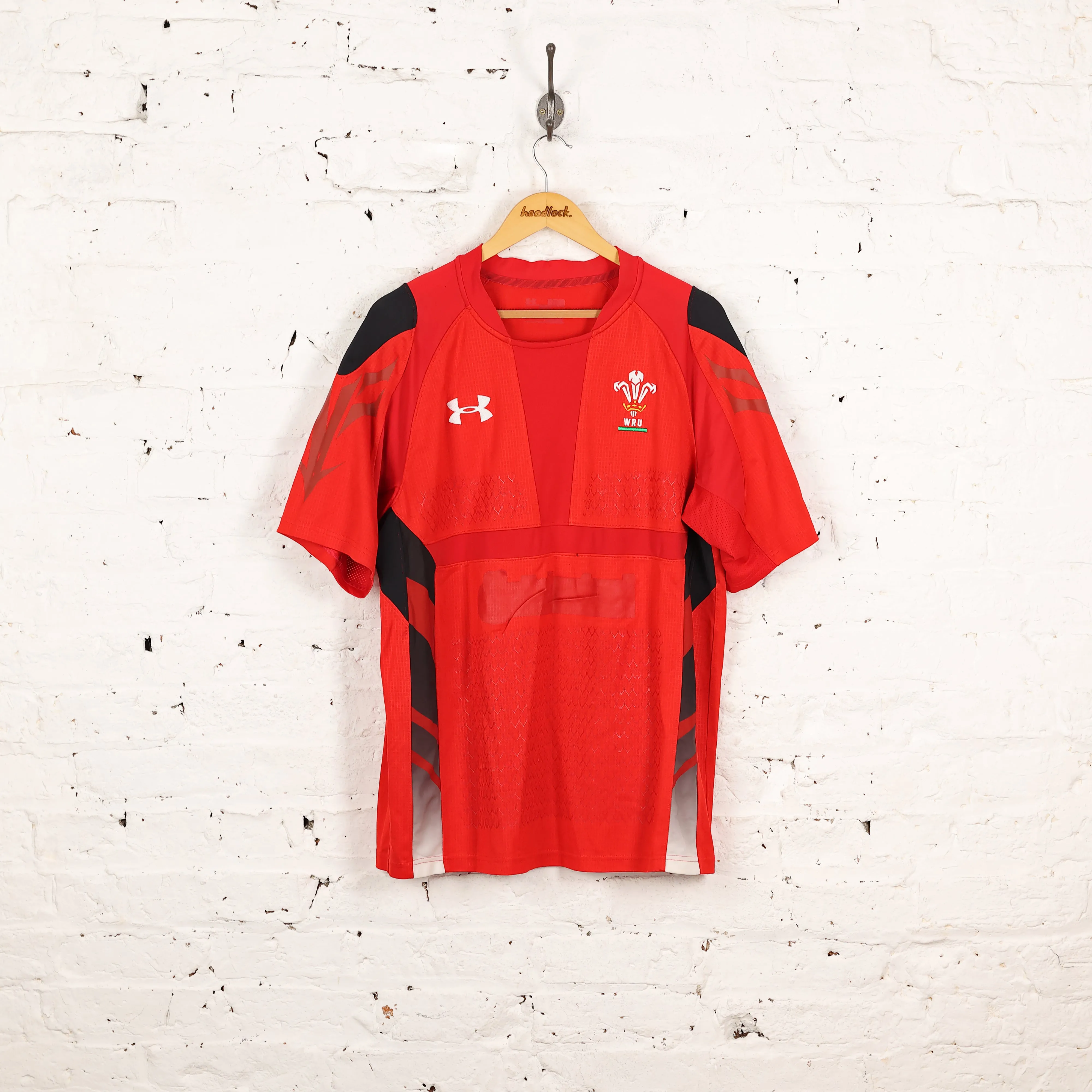 Wales 2013 Under Armour Rugby Shirt - Red - XXL