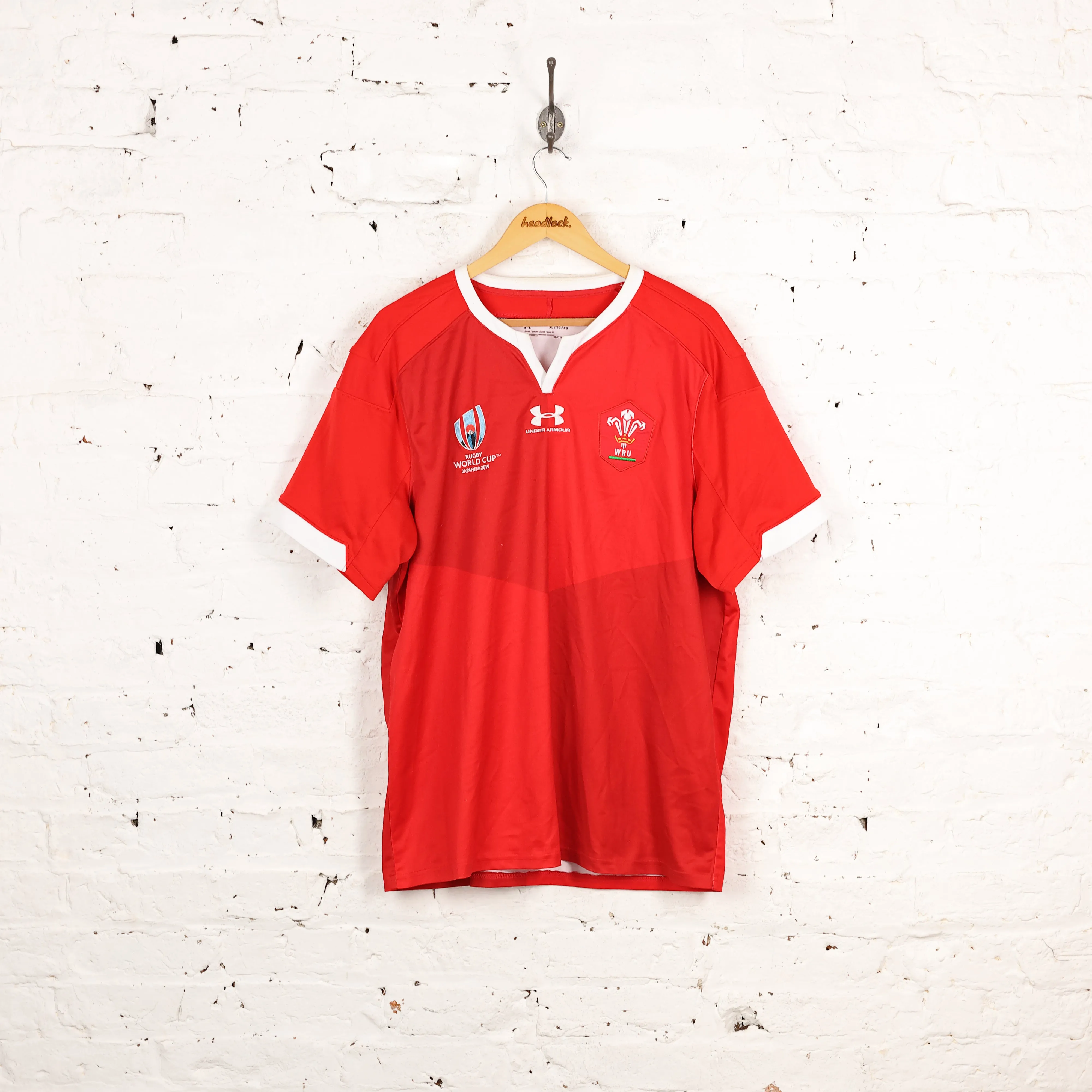 Wales Rugby Under Armour 2019 Shirt - Red - XL