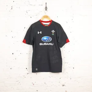 Wales Rugby Under Armour Heat Gear Shirt - Grey - XL