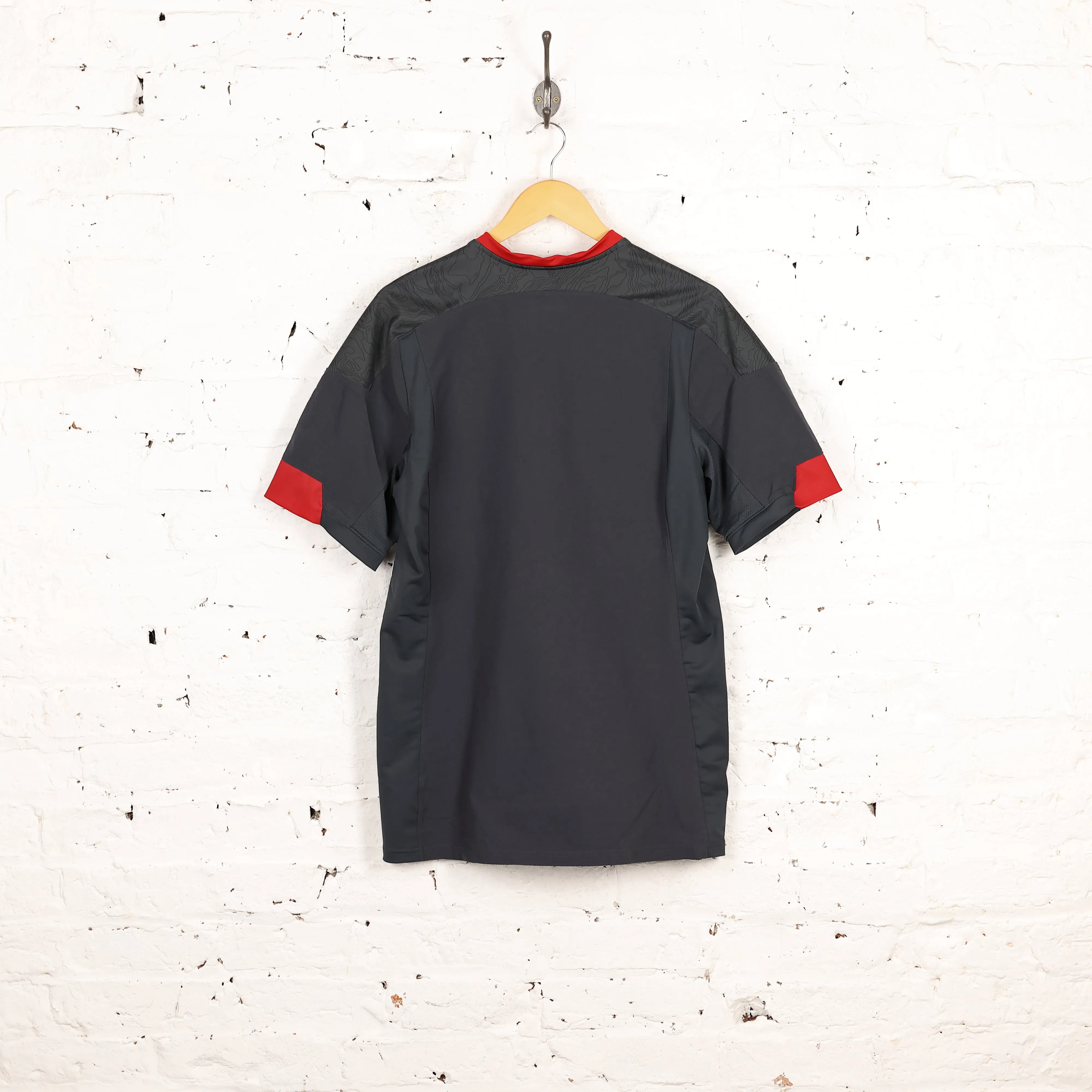 Wales Rugby Under Armour Heat Gear Shirt - Grey - XL