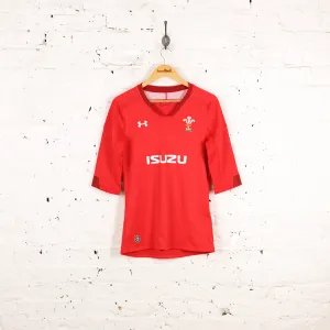 Wales Under Armour 2017 Home Rugby Shirt - Red - M