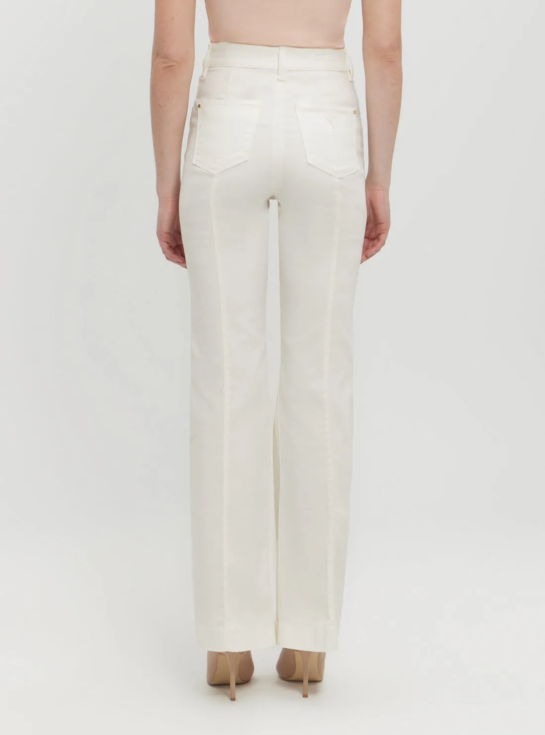 White New Faye Pants