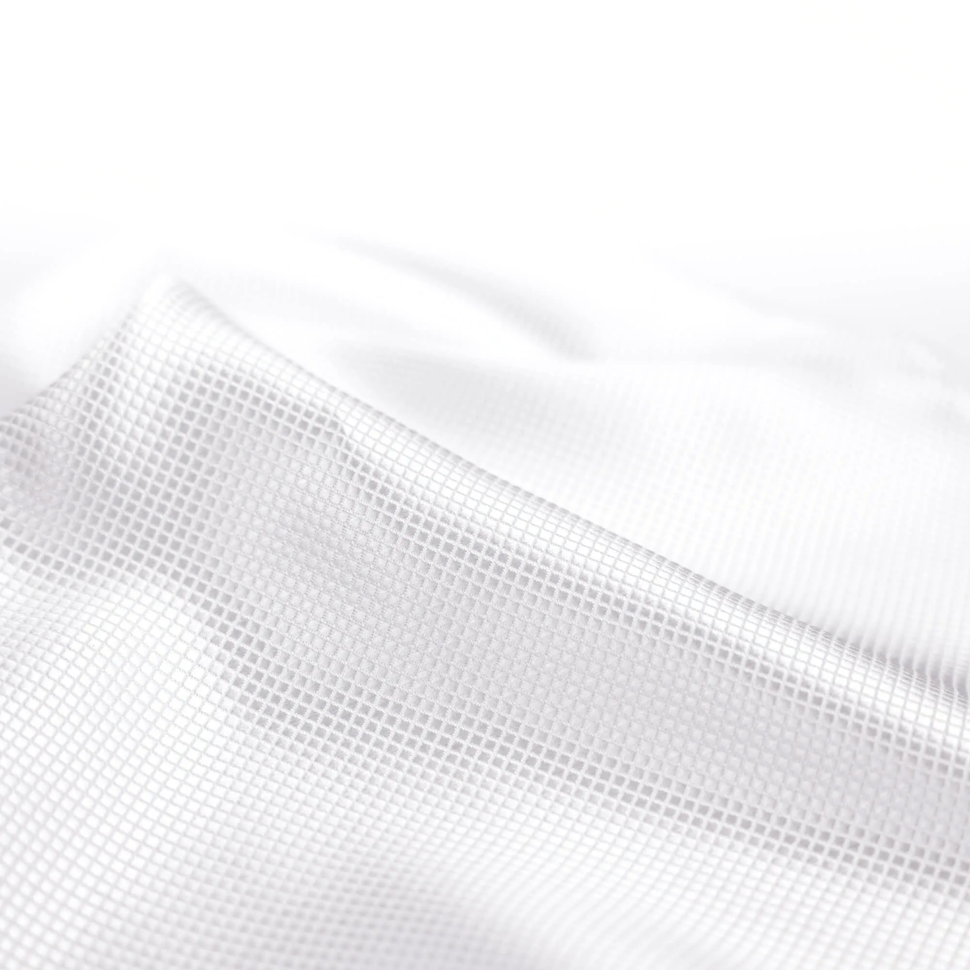 White Silk Pocket Square