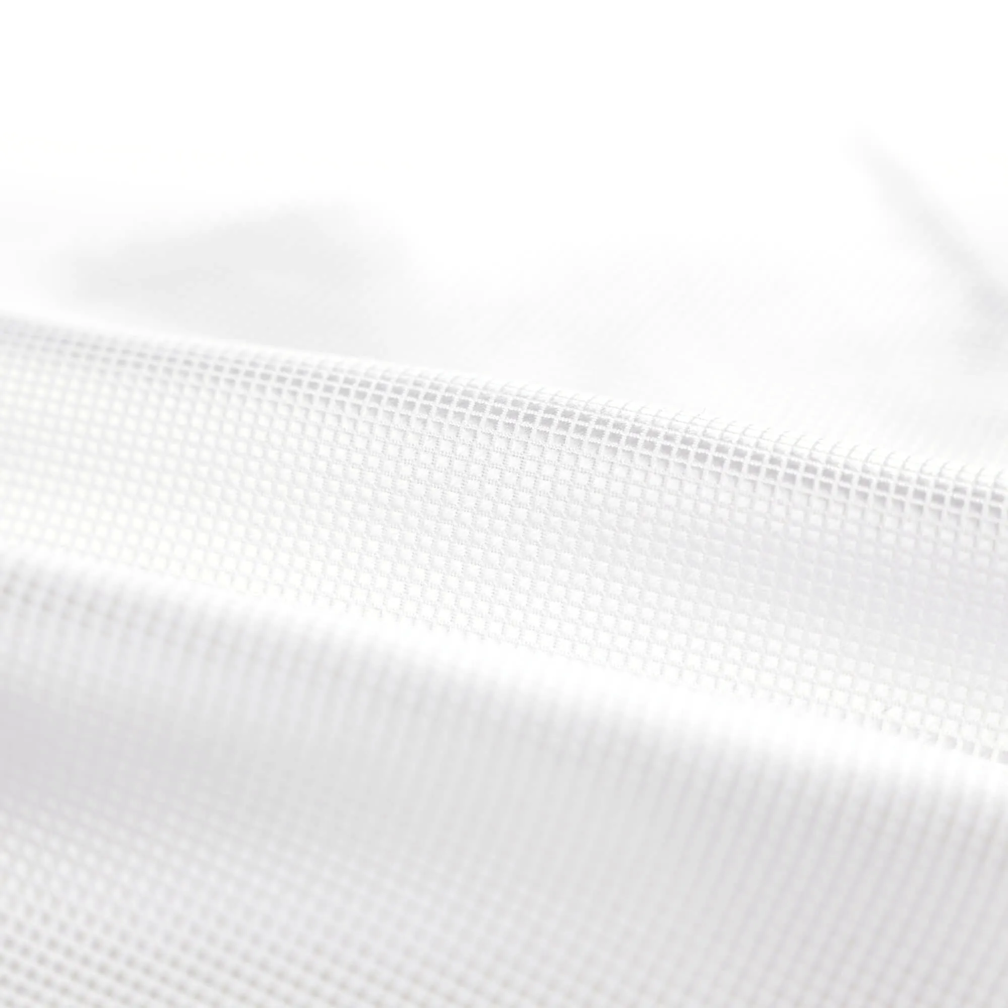 White Silk Pocket Square