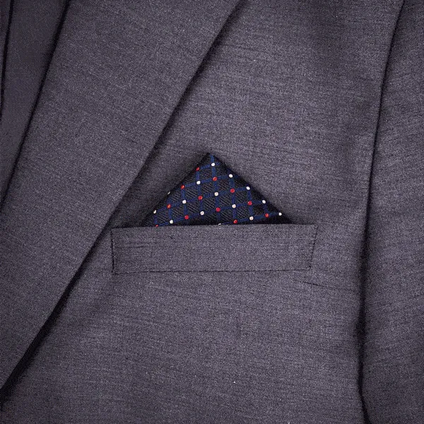 White Silk Pocket Square