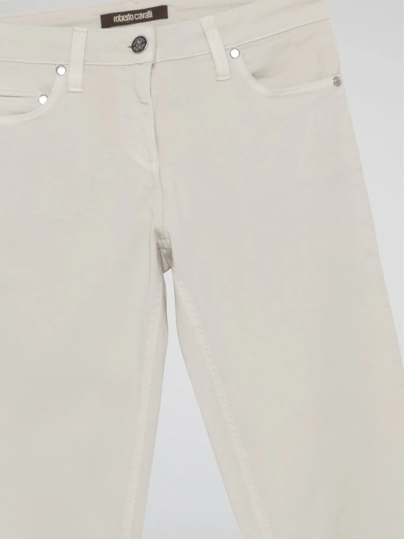 White Slim Fit Jeans