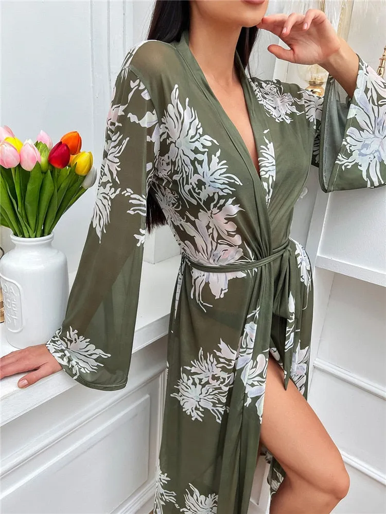 Wild Prints Robe