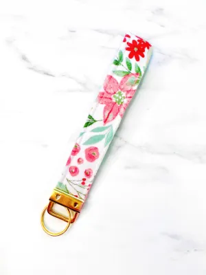 Winter Blooms Key Fob