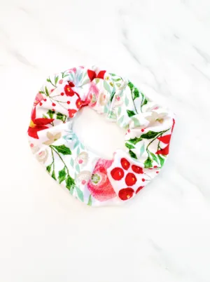 Winter Blooms Scrunchie
