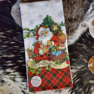 Winter in the Woods Christmas Towels