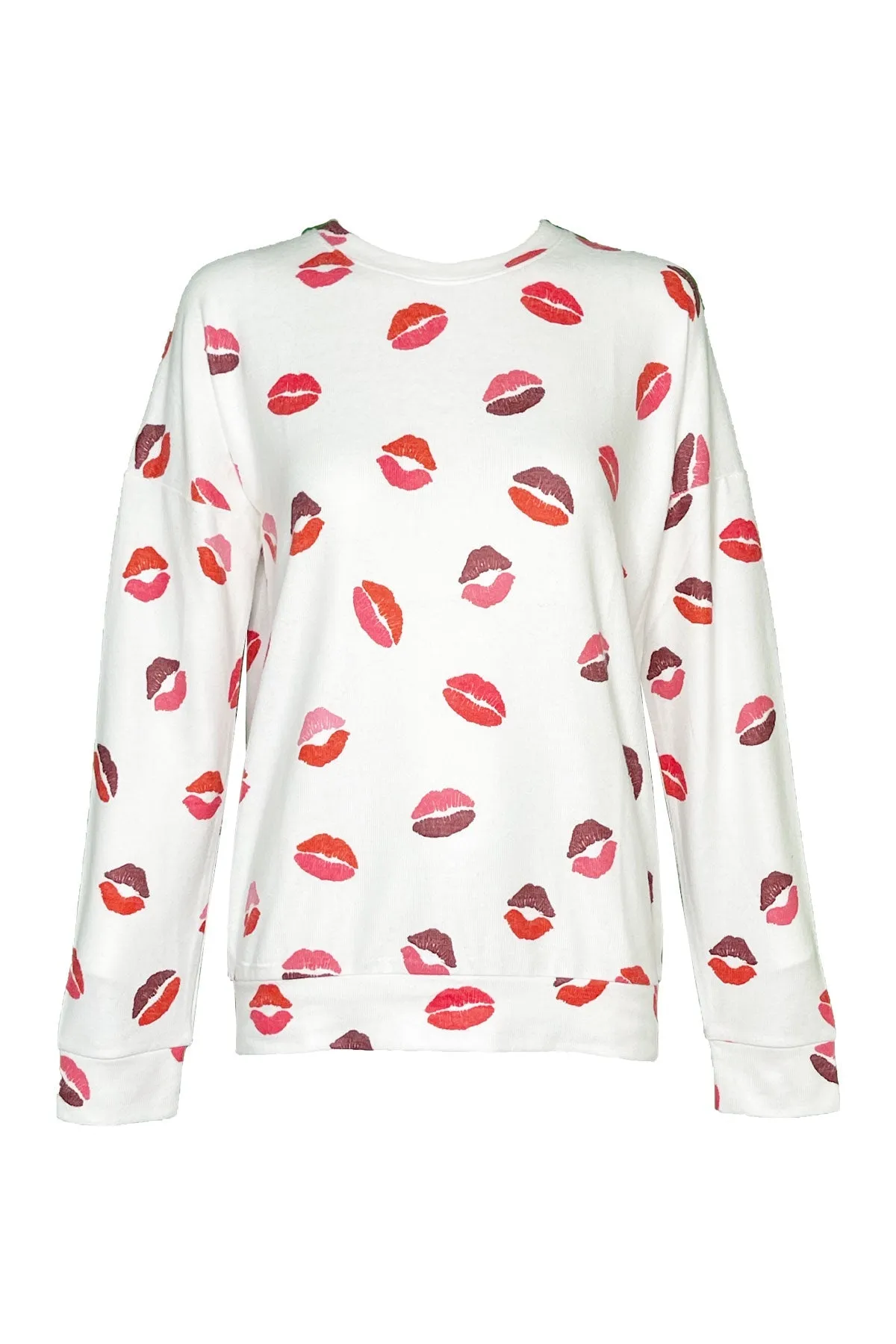 With A Kiss Long Sleeve Top in Ivory