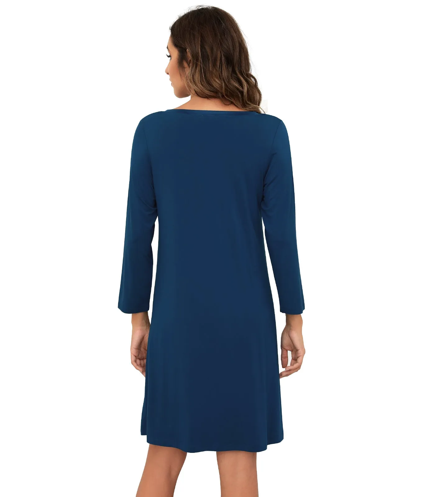 WiWi Soft Long Sleeve Nightshirts for women