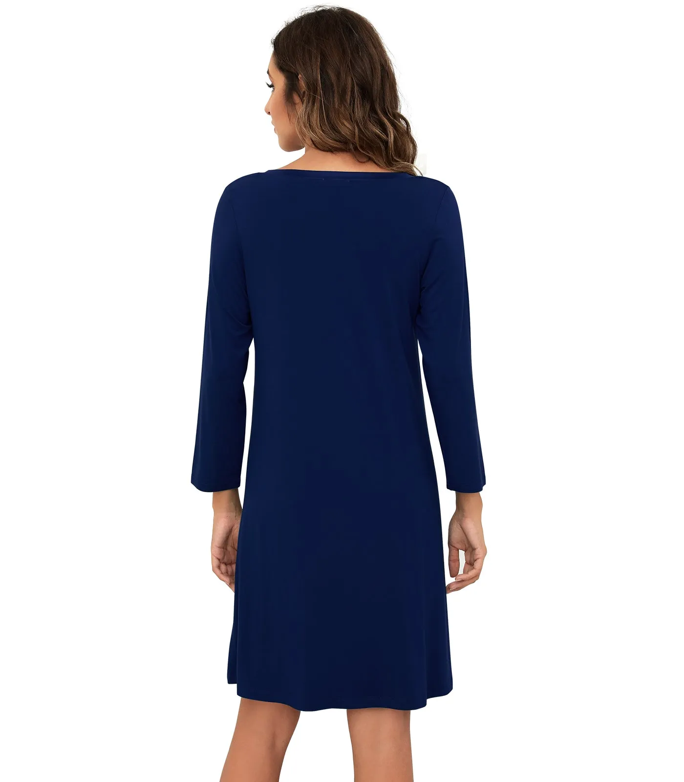 WiWi Soft Long Sleeve Nightshirts for women