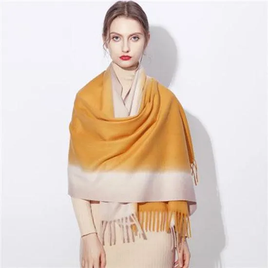 Women Scarf Warm Shawl  Wool Stoles Head Neck Long Winter Scarf Women for Ladies