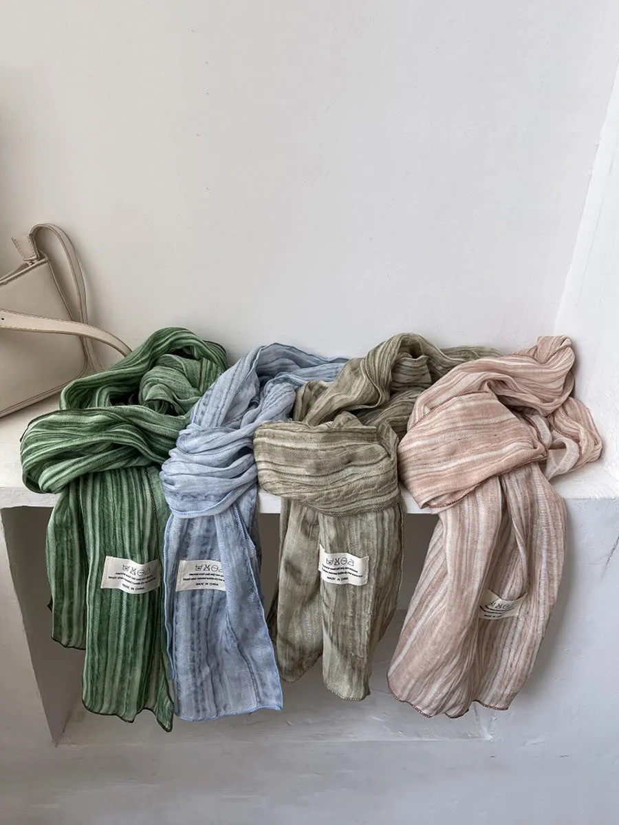 Women Vintage Tie-dye Shawl Scarf