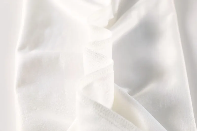 Women's Crinkled Gauze Straight Leg Pants for Effortless Style