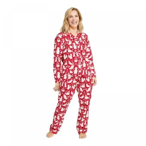 Wondershop Women's Holiday Nordic Animal Print Pajama Set