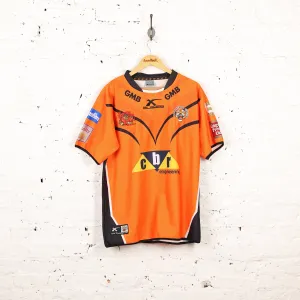 X Blades Castleford Tigers 2016 Home Rugby Shirt - Orange - L