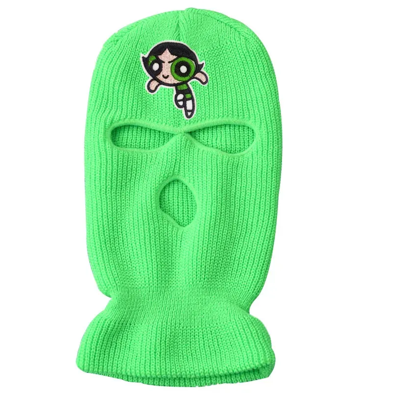 Y2K Ski Mask 3-Hole Knitted Balaclava
