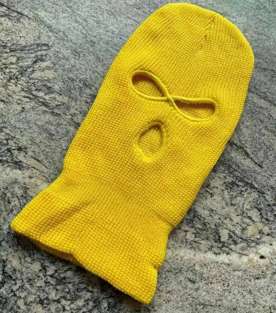 Y2K Ski Mask 3-Hole Knitted Balaclava
