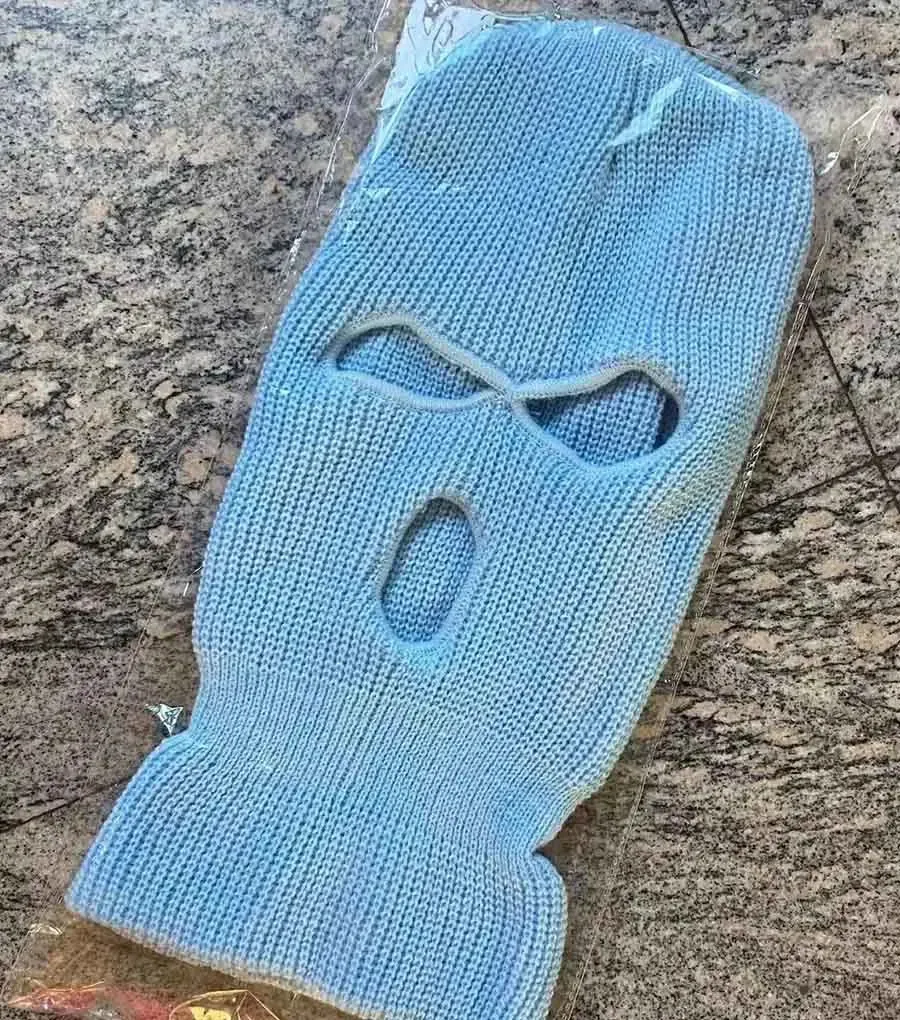 Y2K Ski Mask 3-Hole Knitted Balaclava