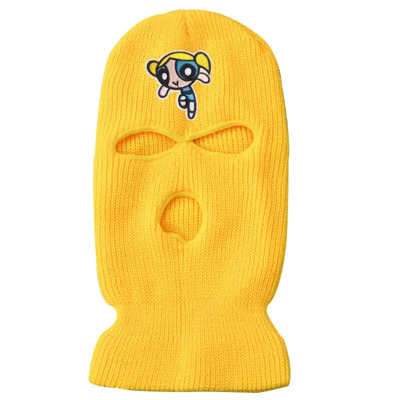Y2K Ski Mask 3-Hole Knitted Balaclava