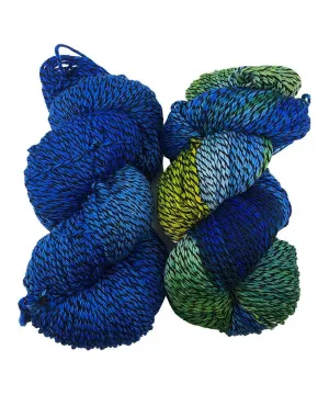 Zen Yarn Garden 2-Pack Blue Sky Lemon Swirl Wool Skein Fingerweight