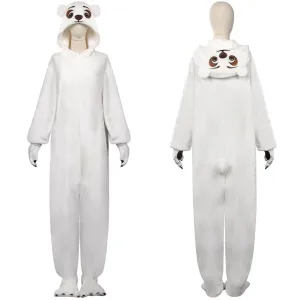 Zootopia  Polar Bear Cosplay Costume Jumpsuit Pajamas Sleepwear Halloween Carnival Suit